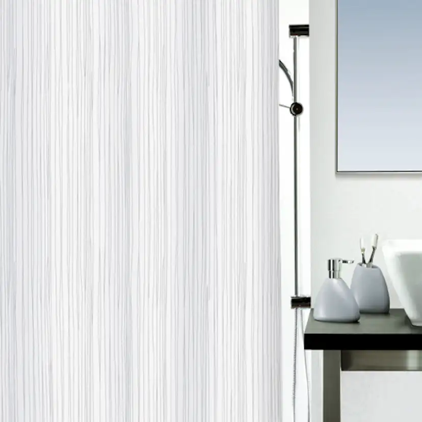 Duschdraperi Spirella Raya White 180X200