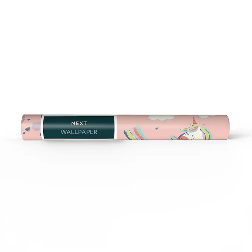 Barntapet NEXT Unicorn EasyUp 118328, Mönstrad Rosa