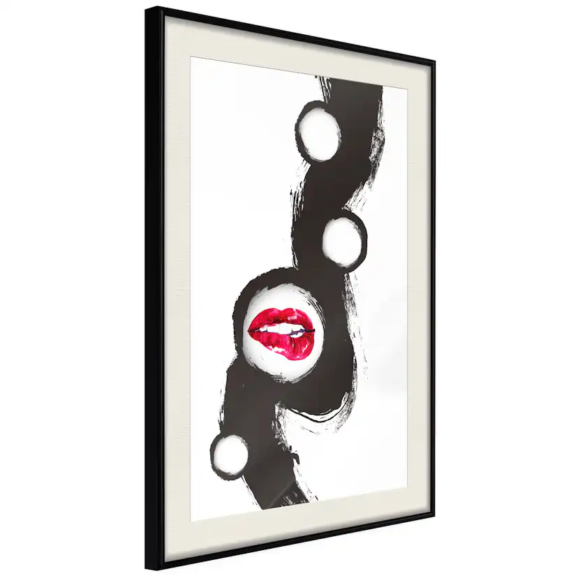 Poster Artgeist Affisch Bitten Lips