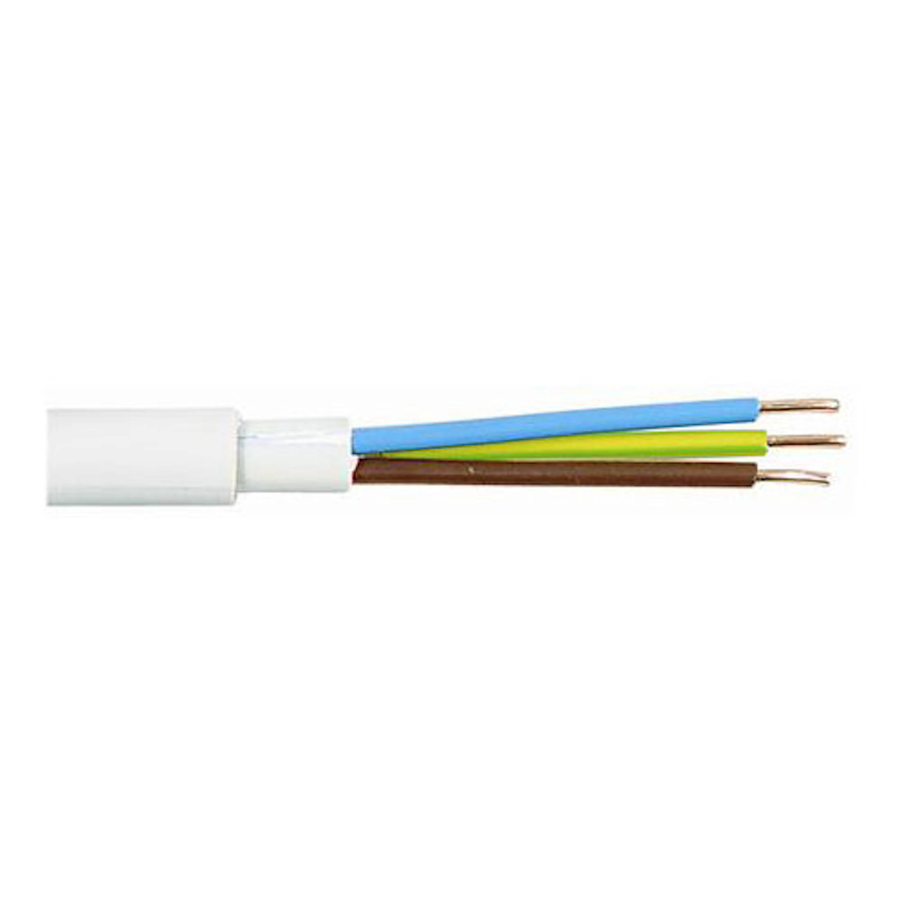 Kabel Malmbergs EKK 3G1,5 Vit