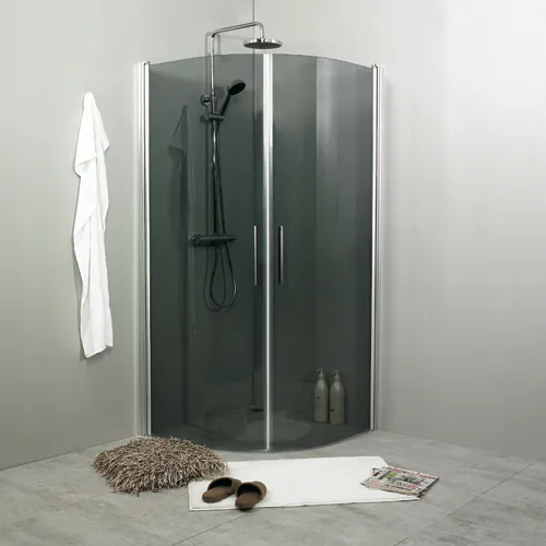 Duschhörn Noro Fix Trend R 99 Rökfärgat Glas med Takdusch