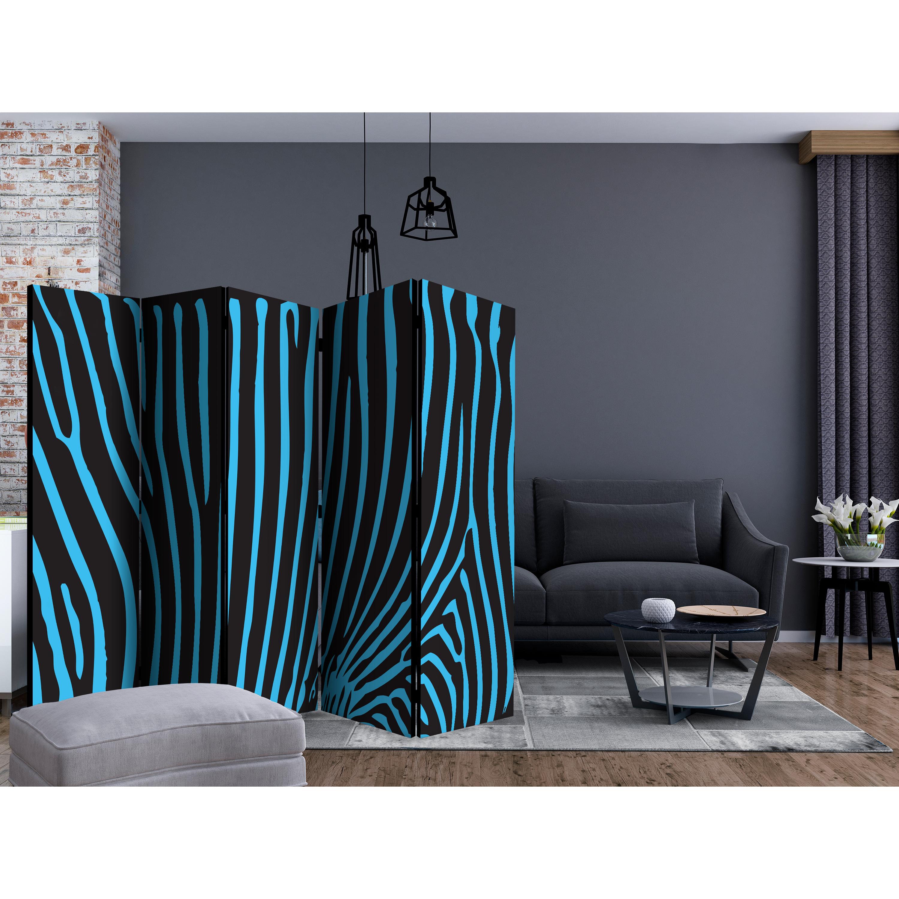 Rumsavdelare Skärmvägg Arkiio Zebra Pattern II 225x172 cm