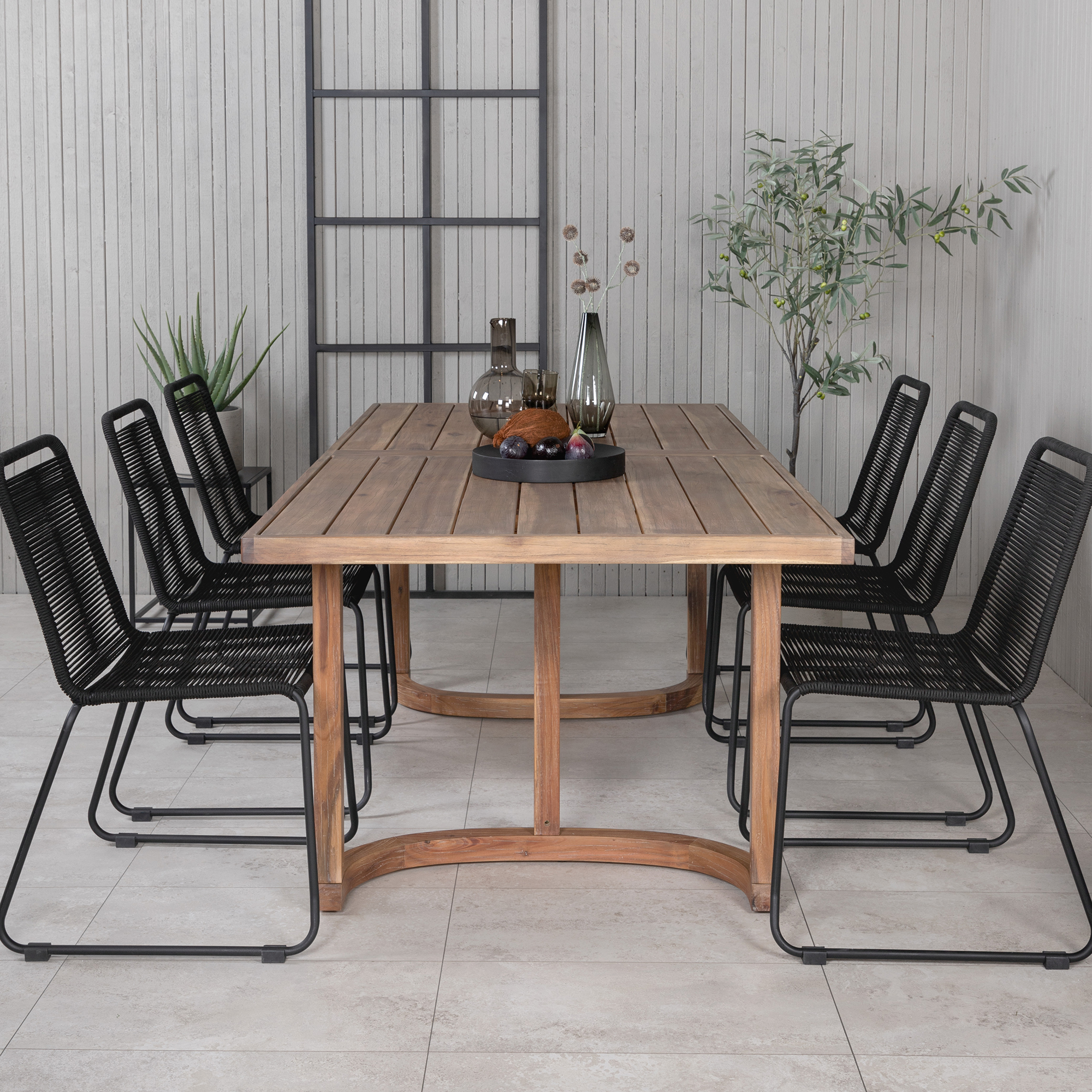 Matgrupp Venture Home Elvira med 6 Minos Matstolar