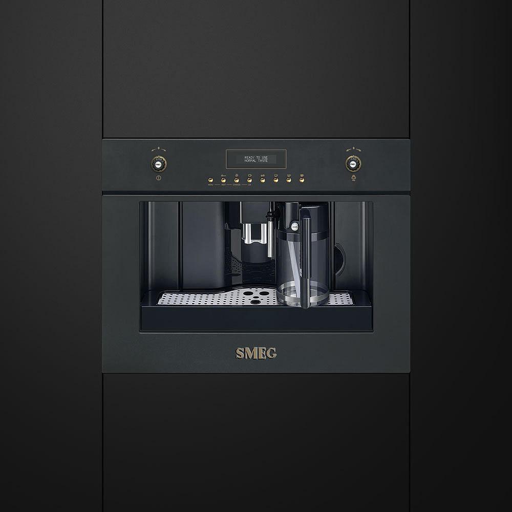 Helautomatisk kaffemaskin Smeg CMS8451 Svart