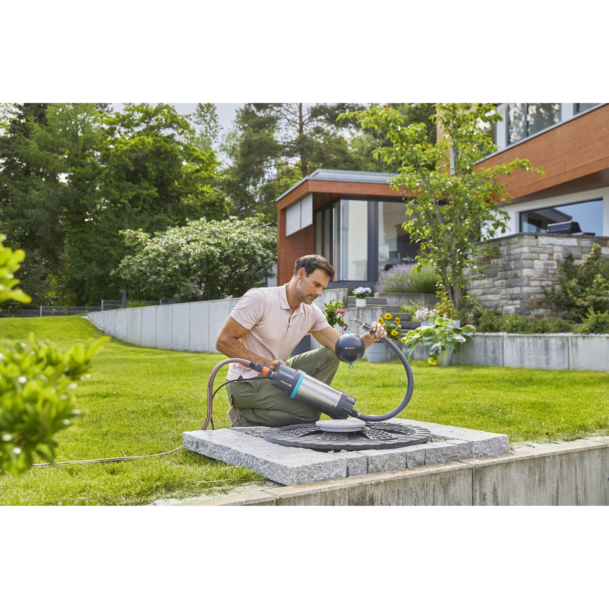 Sugfilter Gardena Med Backventil Set 19/25mm 3/4"/1"