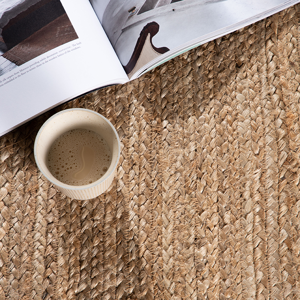 Oliver Jute - 50*90-Oval -Nature 50x90 cm