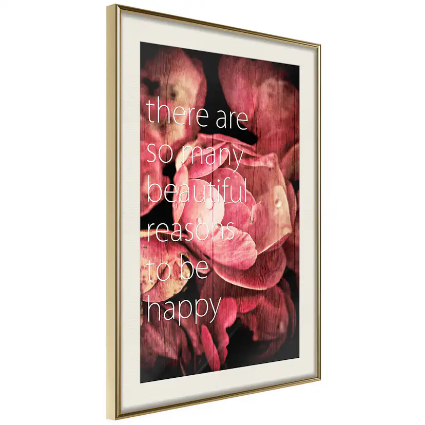 Poster Artgeist Affisch There Are so Many Beautiful Reasons to Be Happy