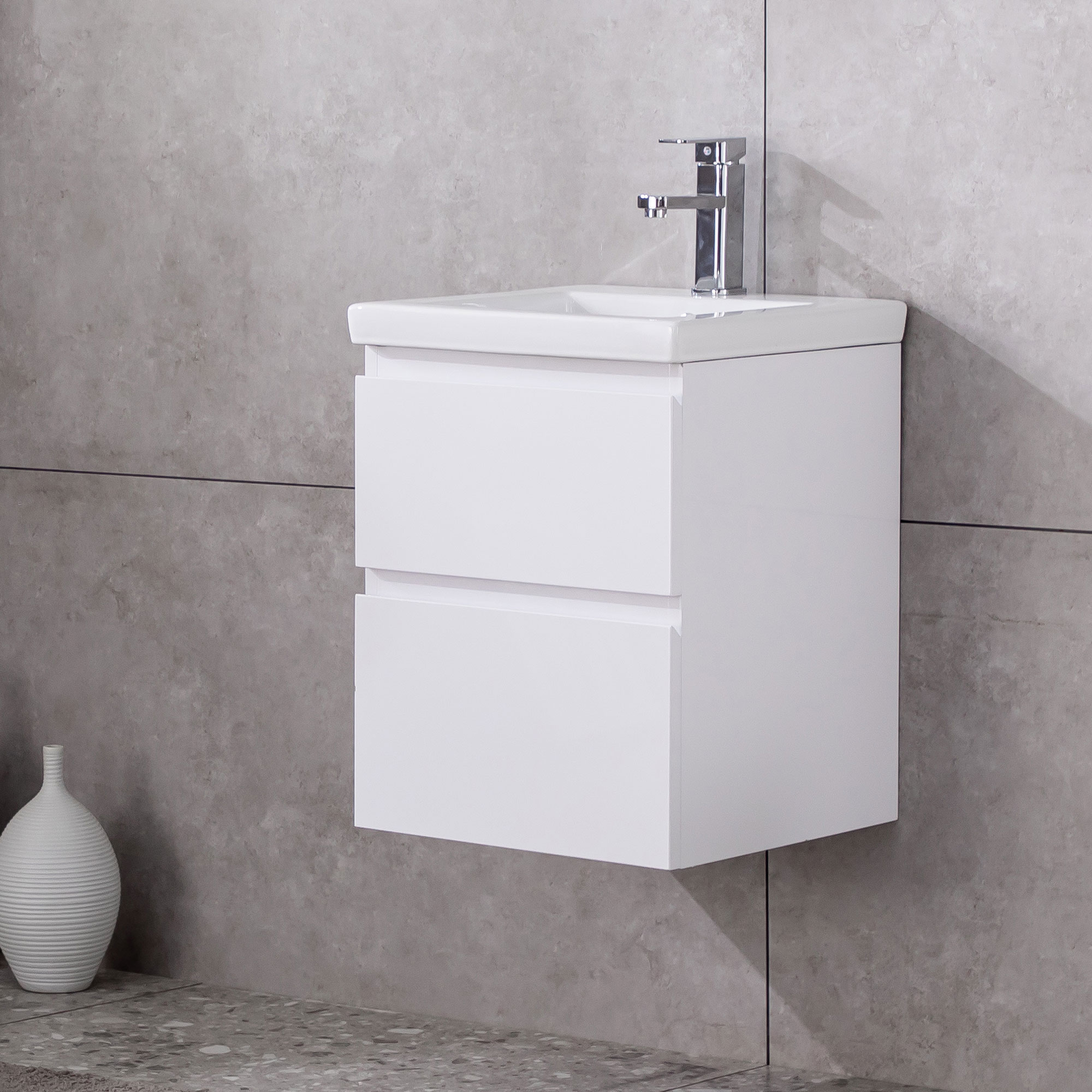 Tvättställsskåp Bathlife Eufori Small Vit