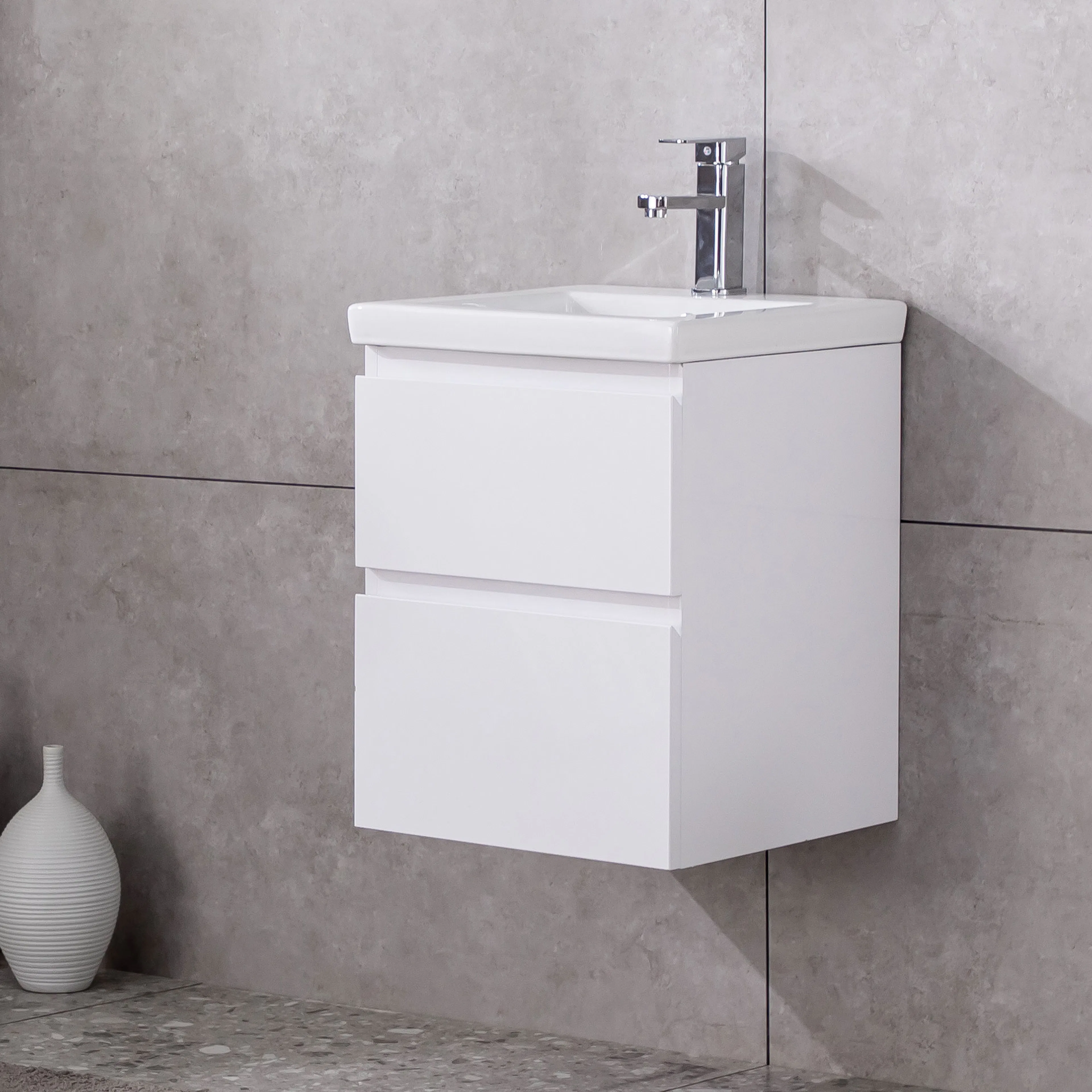 Tvättställsskåp Bathlife Eufori Small Vit