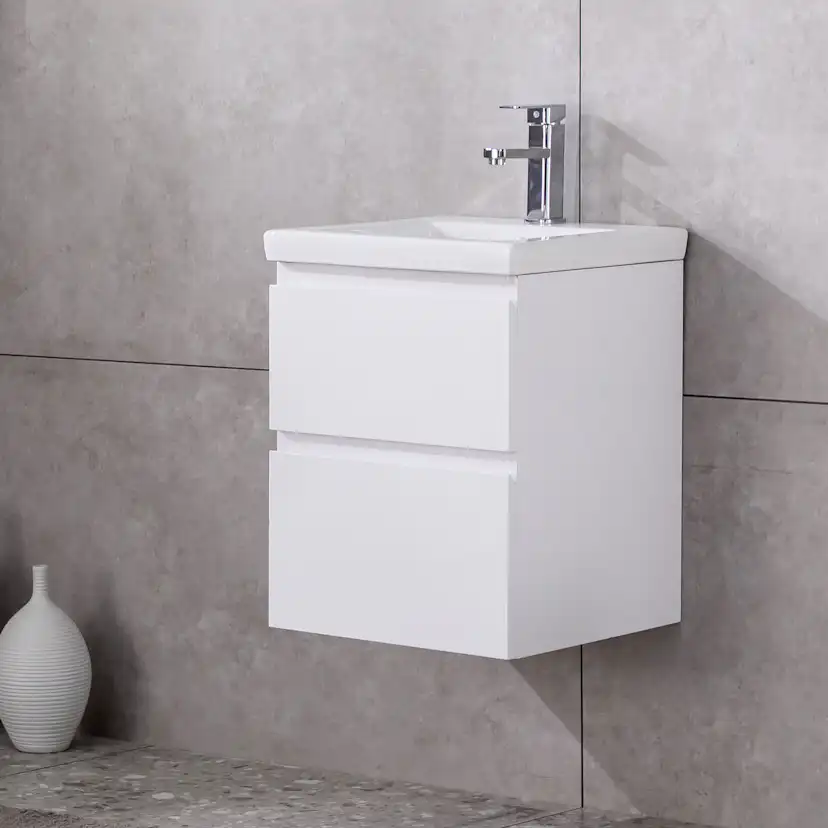 Tvättställsskåp Bathlife Eufori Small Vit
