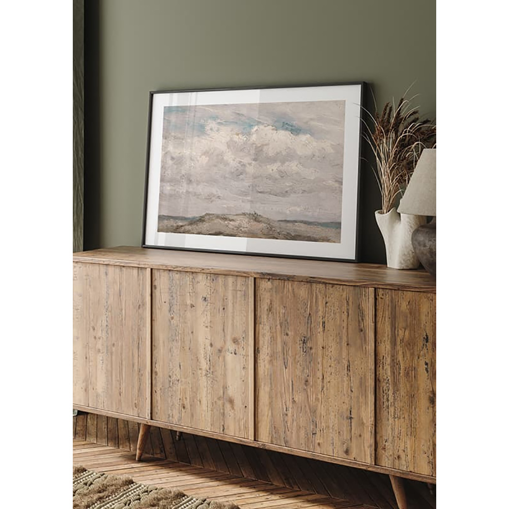 Poster Gallerix Duintop Met Op De Achtergrond De Zee By Jan Willem Van Borselen