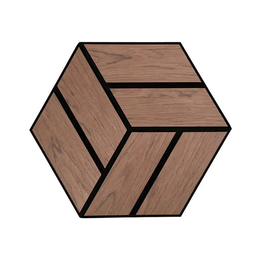 Akustikpaneler NQD Smartwall Hexagonformade 15-Pack