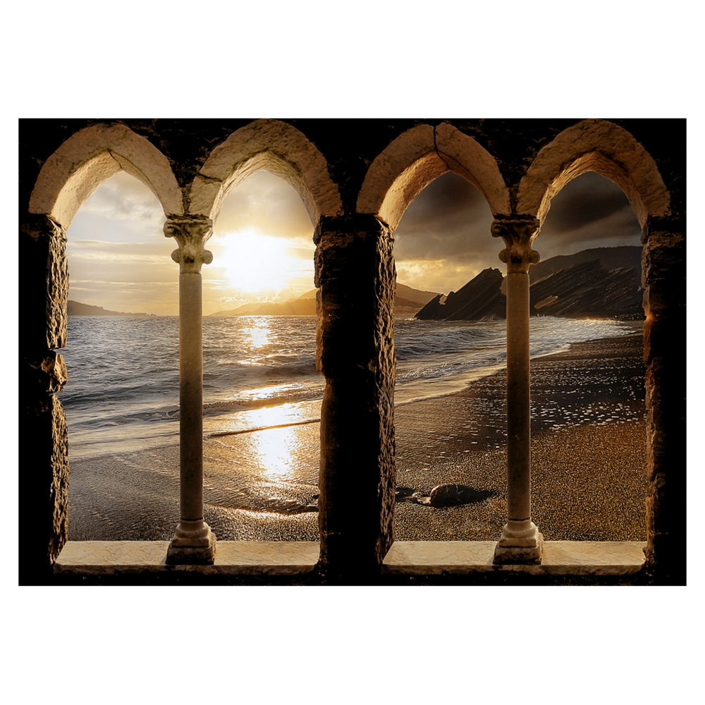 Fototapet Arkiio Självhäftande Castle On The Beach