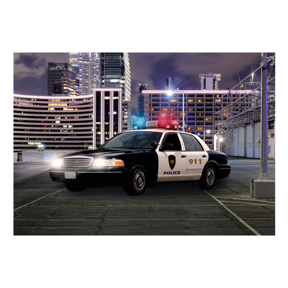 Police car 100x70 Storlek: 100x70 cm