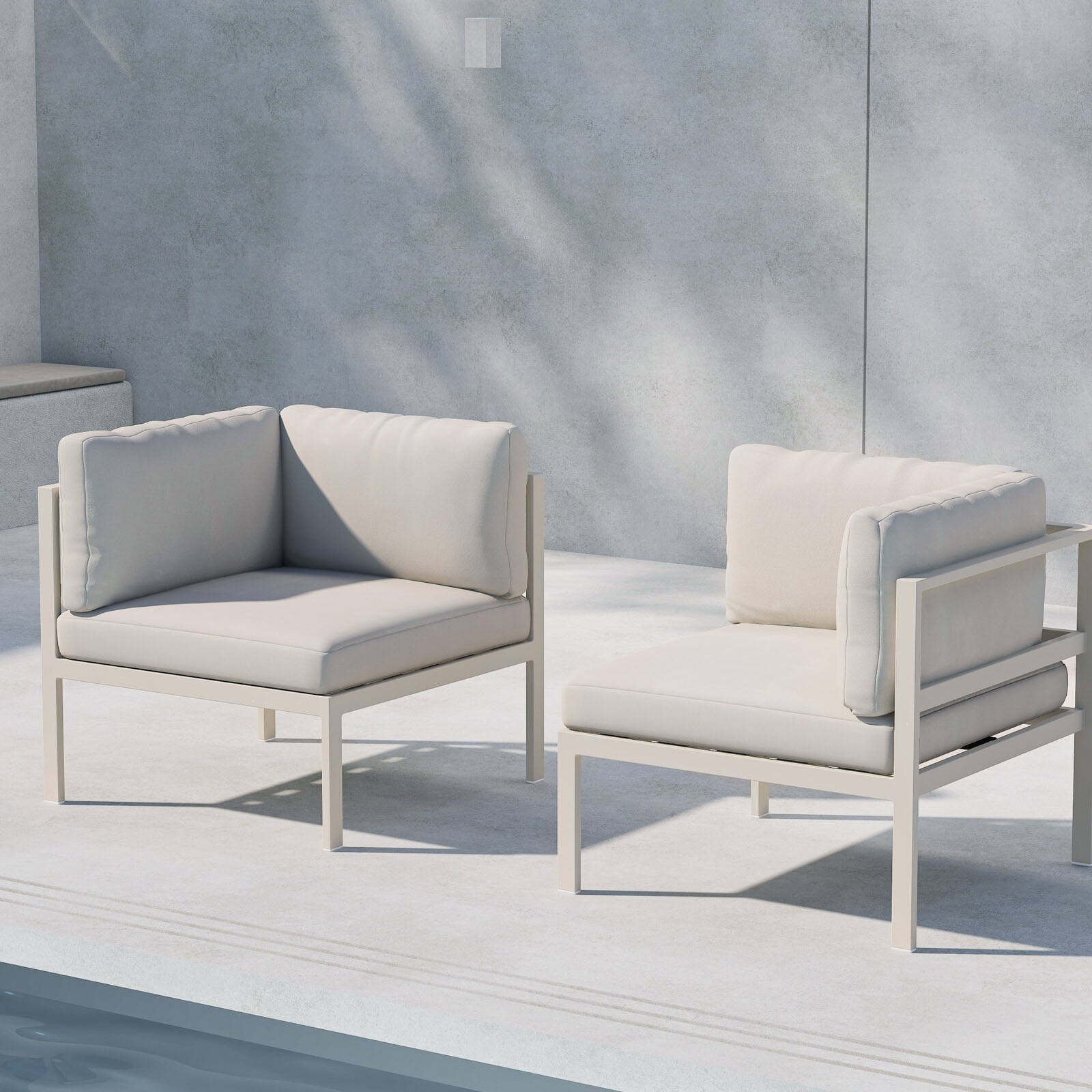 Copacabana Sofa Module Corner - Beige / Beige Beige / Beige