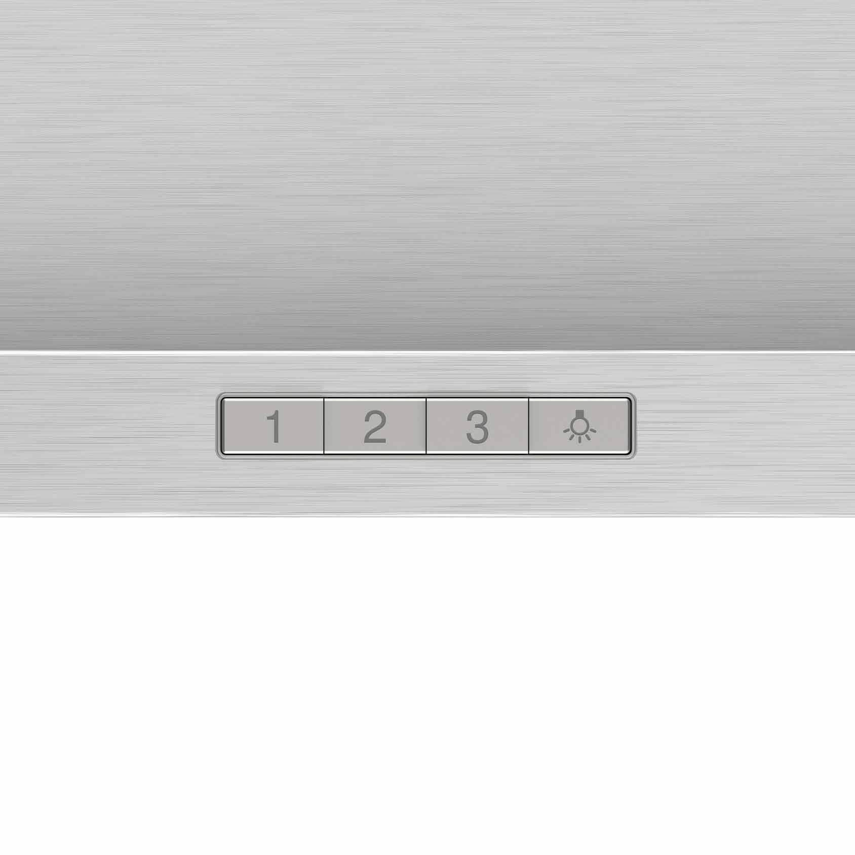 Vägghängd Köksfläkt Bosch DWP64BC50 Serie 2 Standard Frånluft/Kolfilterfläkt