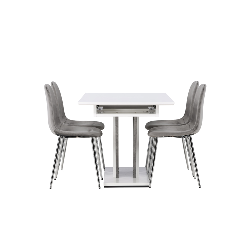 Matgrupp Venture Home Disa med 4 Eva Stolar