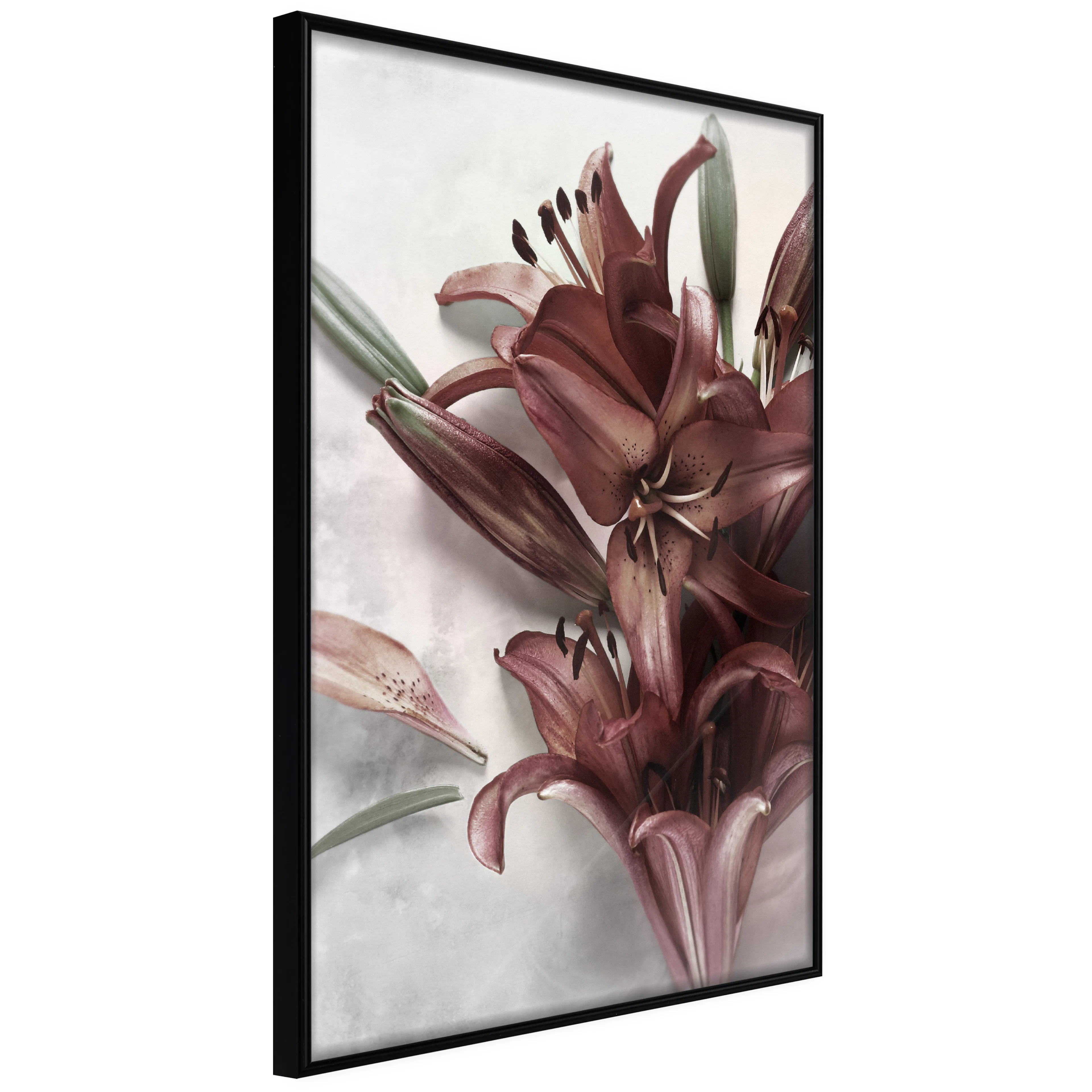 Affisch - Floral Form [Poster] 30x45 Svart ram, 30x45 cm
