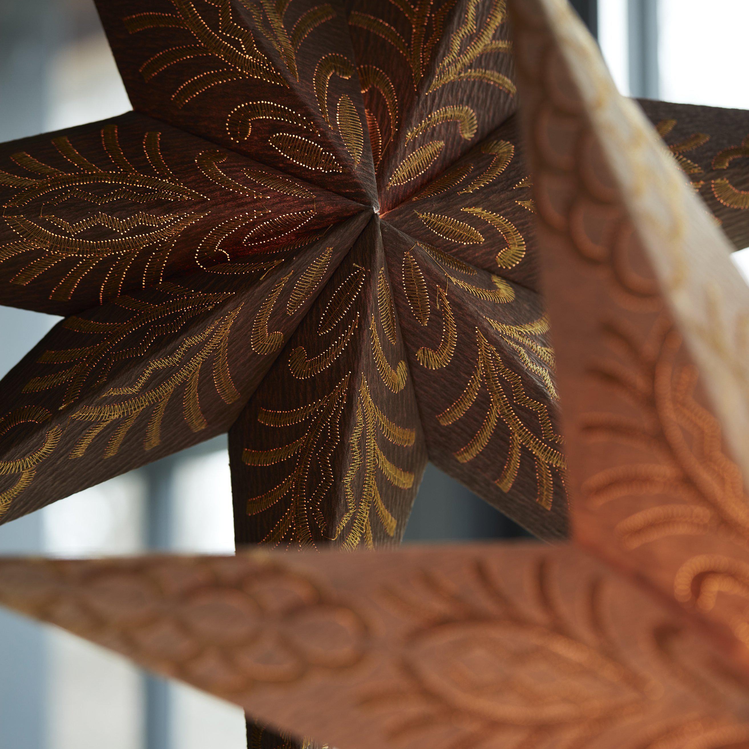 Celeste star Brown gold 60cm Brun
