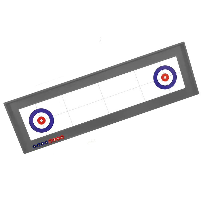 Spelbord Nordic Games 2-i-1 Shuffleboard & Curling