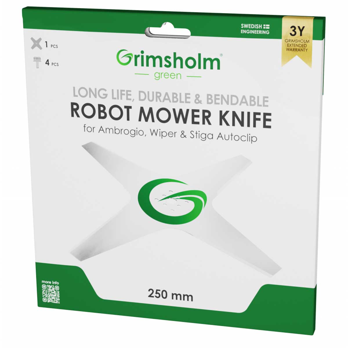 Kniv Grimsholm till Stiga Autoclip 25 cm