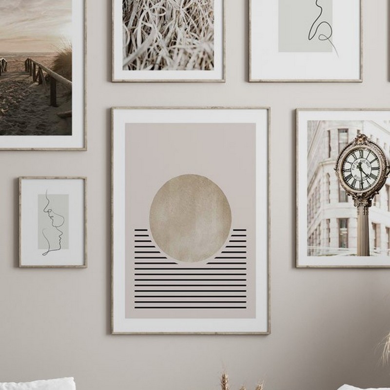 Poster Gallerix Abstract Cuts No2