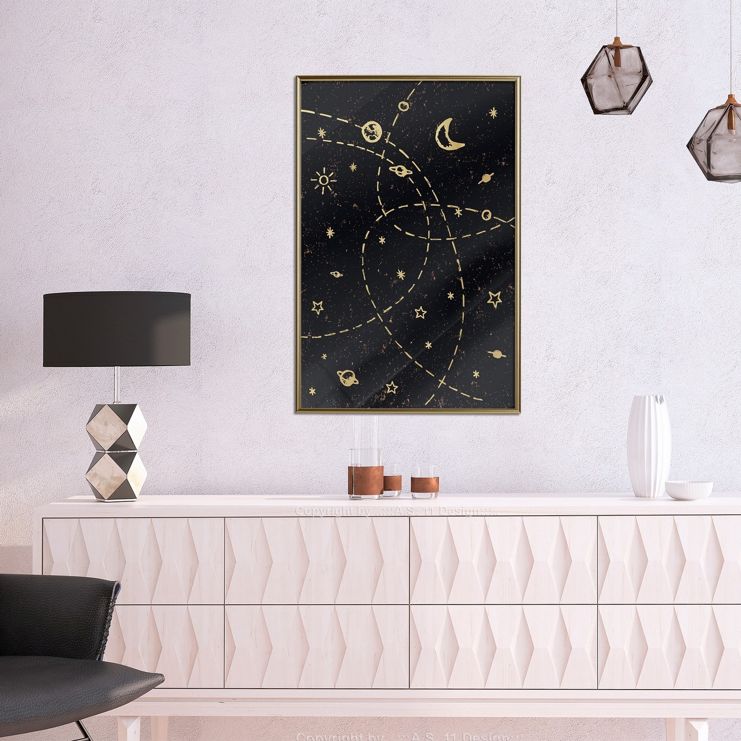 Poster Artgeist Affisch Magical Galaxy