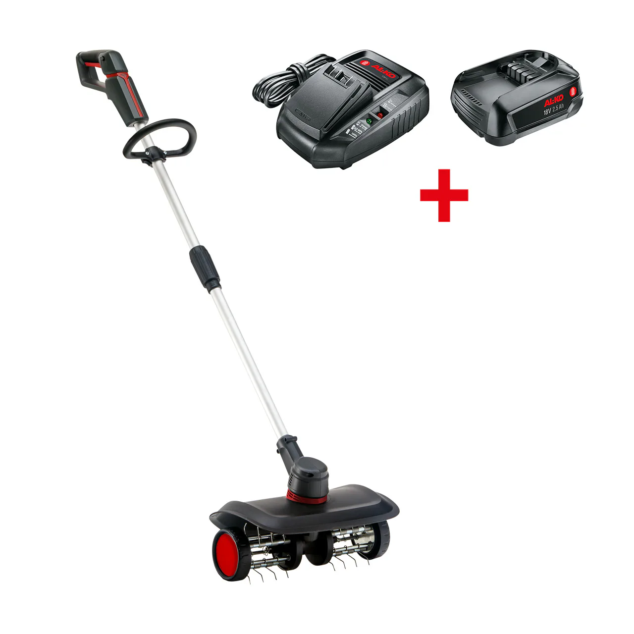 Mossrivare AL-KO AR 1835 18V med Batteri och Laddare