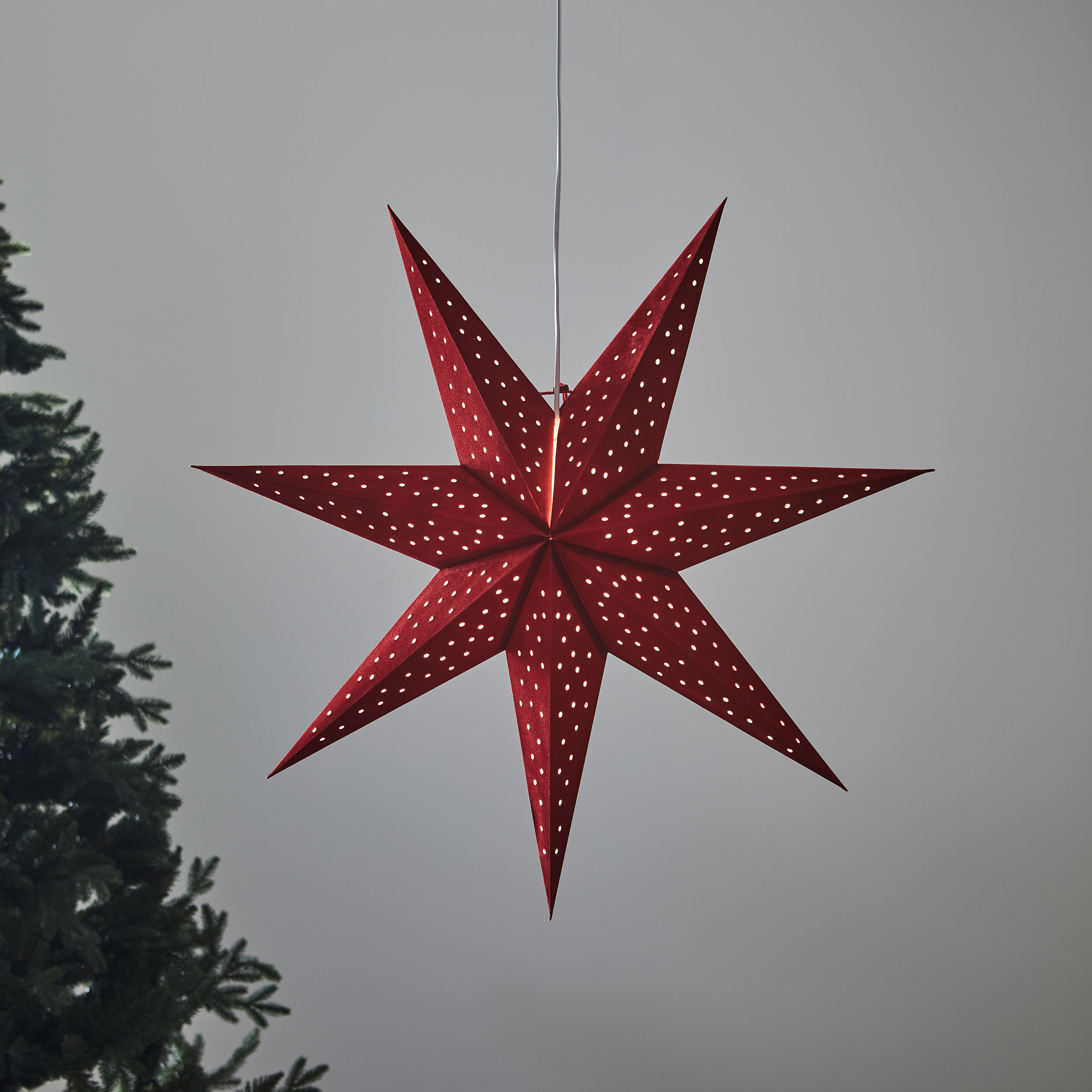 Adventsstjärna Markslöjd Clara Hängande