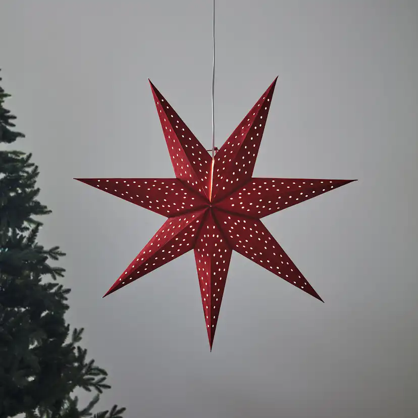 Adventsstjärna Markslöjd Clara Hängande