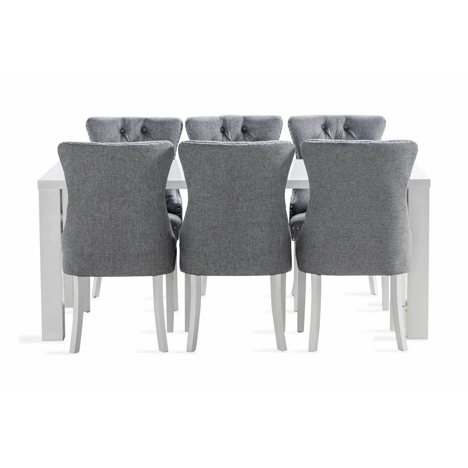 Matgrupp Concept 55 Cibus Matgrupp 180 cm med 6 Bergviken Matstol