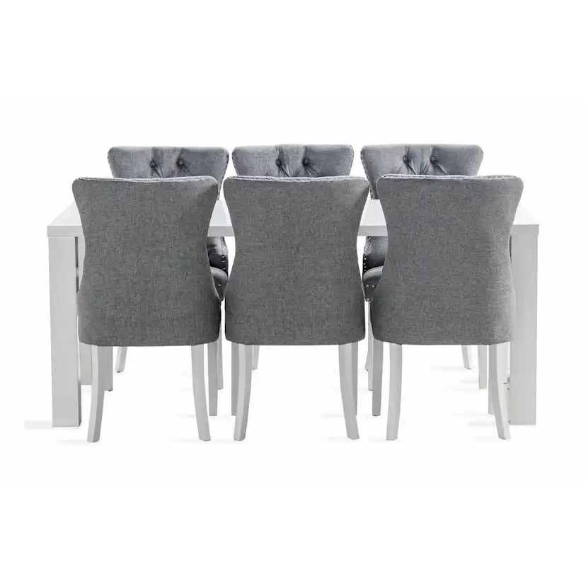 Matgrupp Concept 55 Cibus Matgrupp 180 cm med 6 Bergviken Matstol