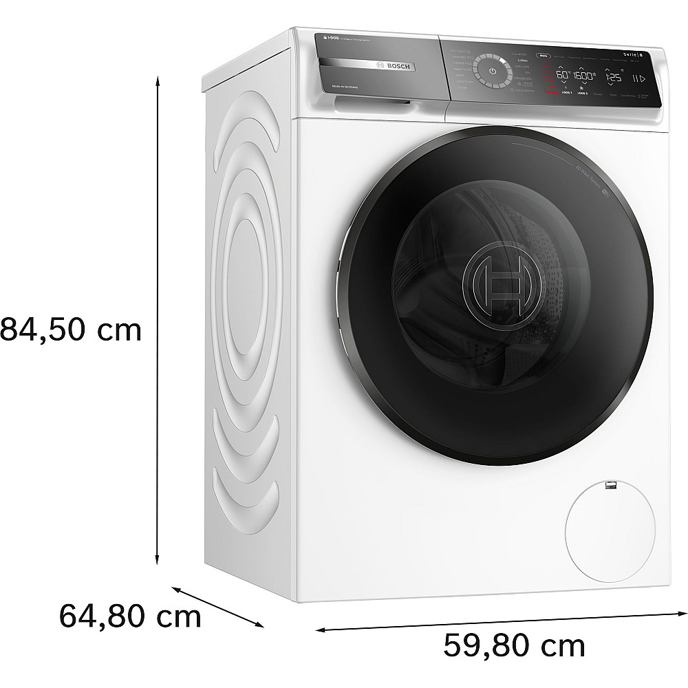 Tvätt- och torkpaket Bosch WGB256A1SN + WQB246DASN