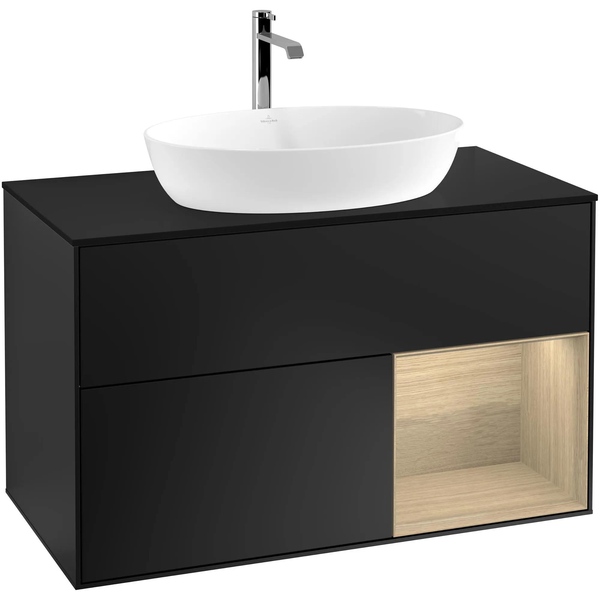 Tvättställsskåp Villeroy & Boch Finion med 2 Lådor Hylla och Bänkskiva för Fristående Tvättställ från Artis & Collaro