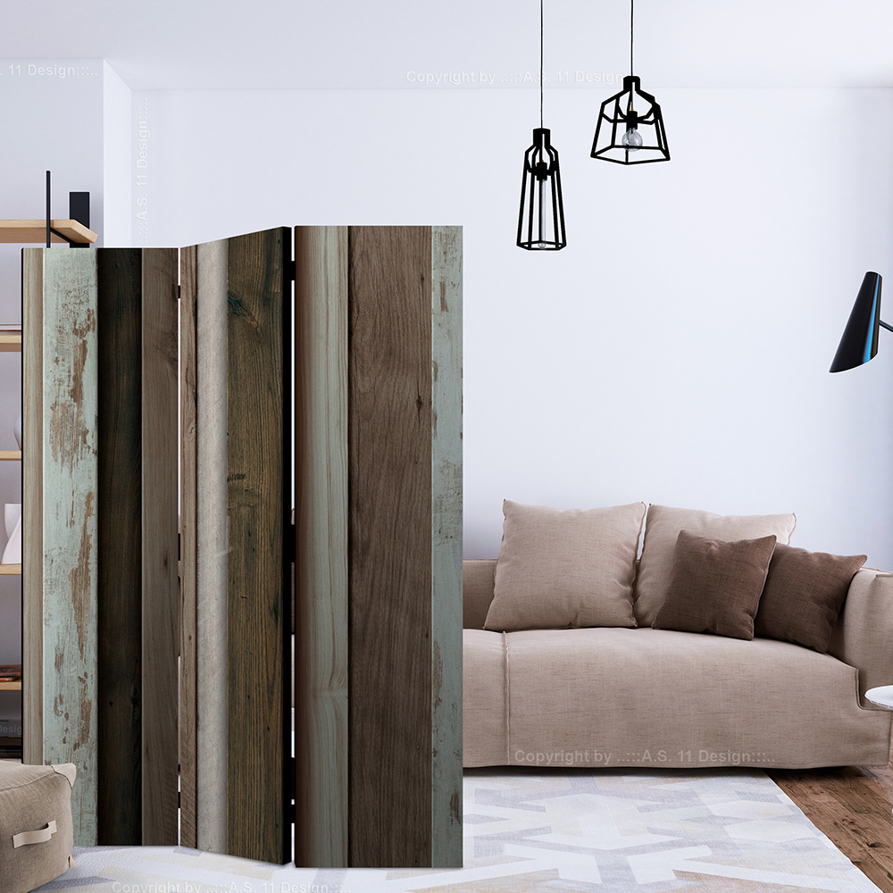 Rumsavdelare Skärmvägg Arkiio Wooden Fan 135x172 cm