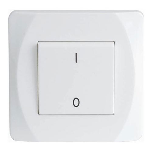 Strömbrytare Malmbergs Nova Infälld 2-Pol Vit 1890407