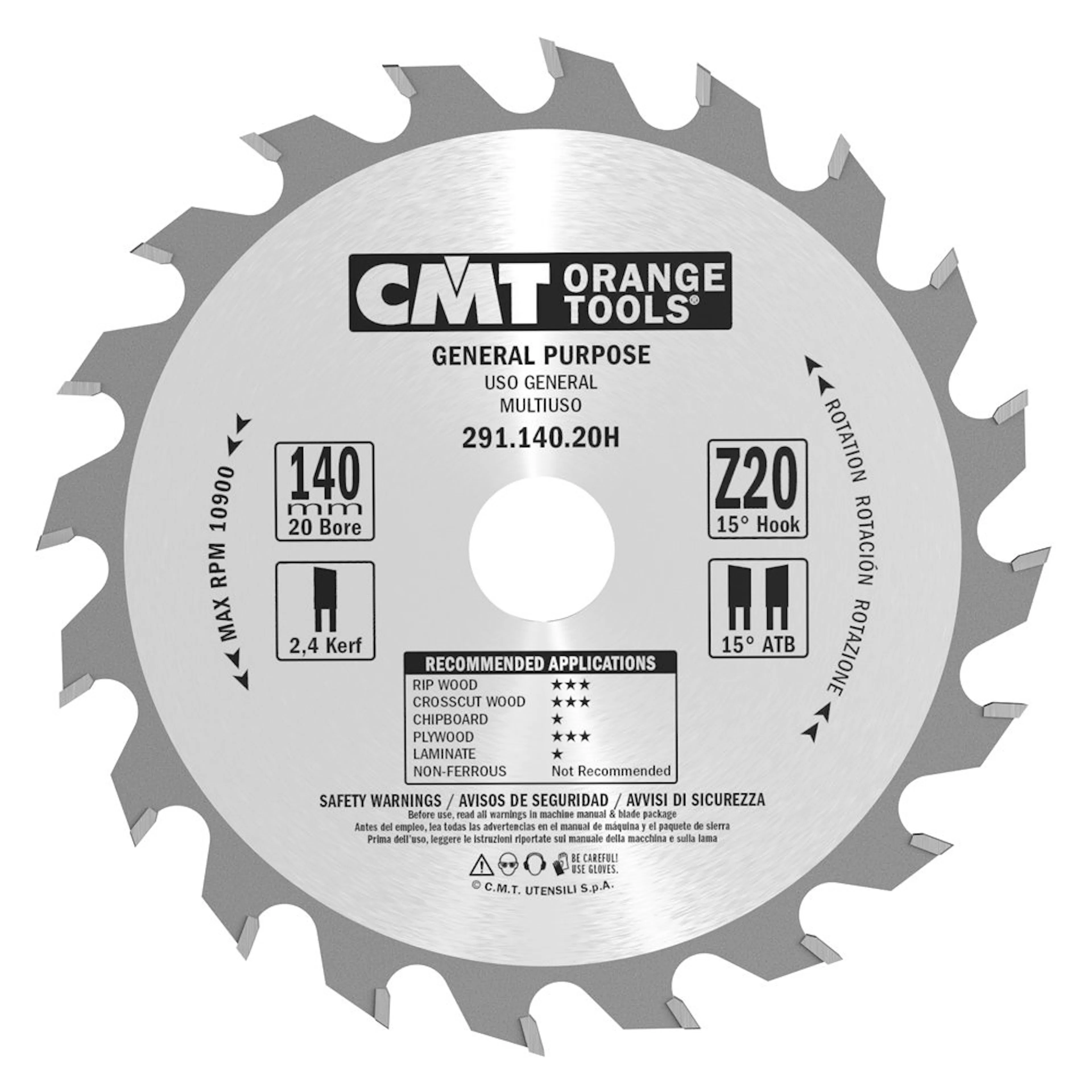 Sågklinga CMT Orange Tools Kapning/Klyvning