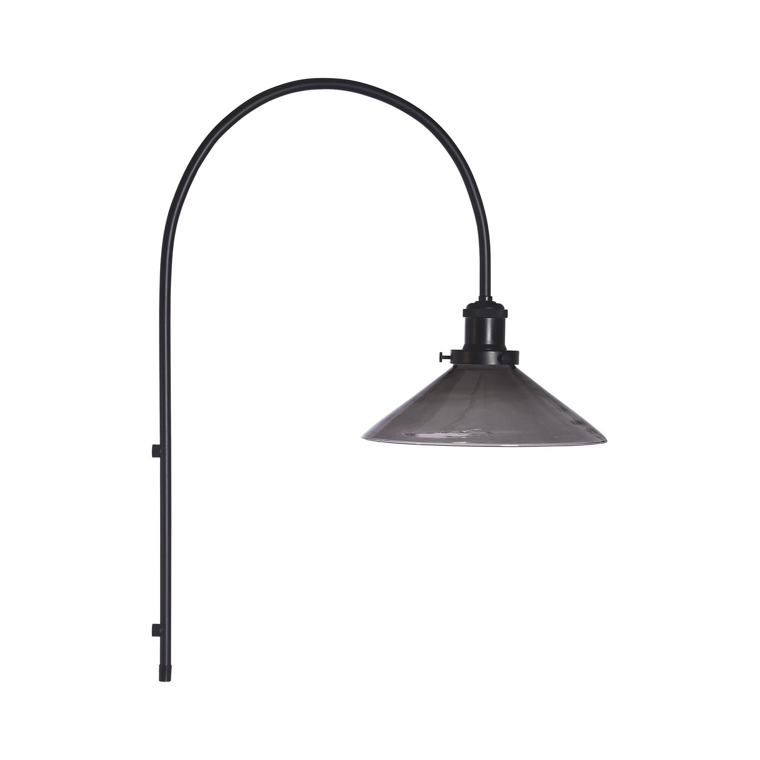 August Vägglampa Svart 25cm Svart