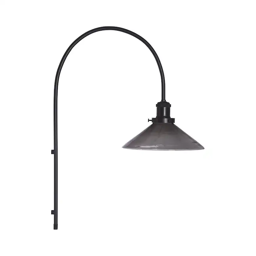 August Vägglampa Svart 25cm Svart