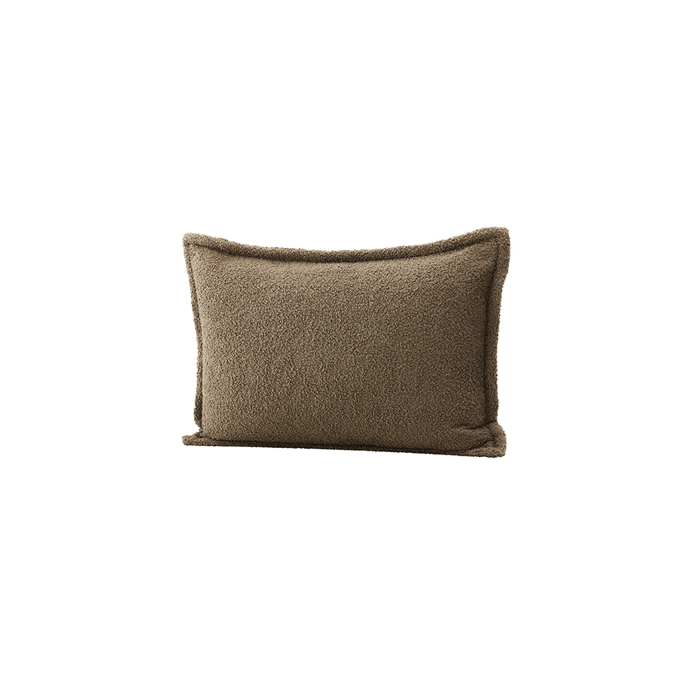 Tuva Cushion Cover Teddy fur - Brown Brun