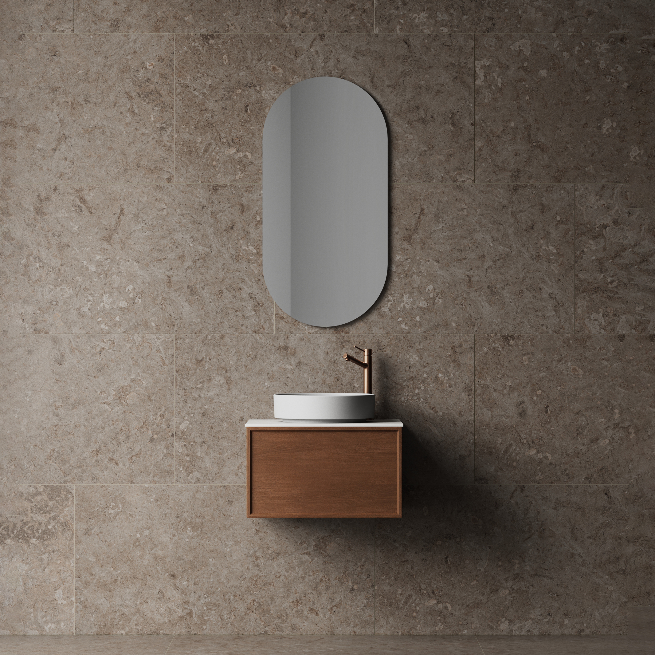 AIR Wood 60,Dark Oak, Helfront med 2 lådor,596x350x450 Dark Oak