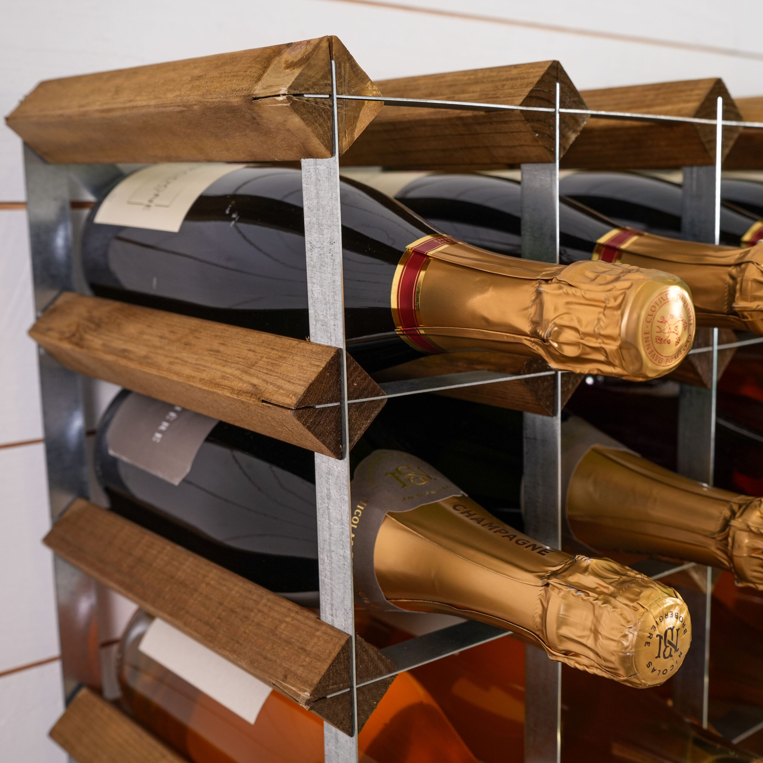 Vinställ Traditional Wine Rack 9 Flaskor