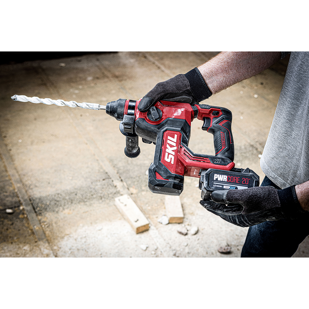 Borrhammare SKIL 3851 CA Kolborstfri Batteridriven