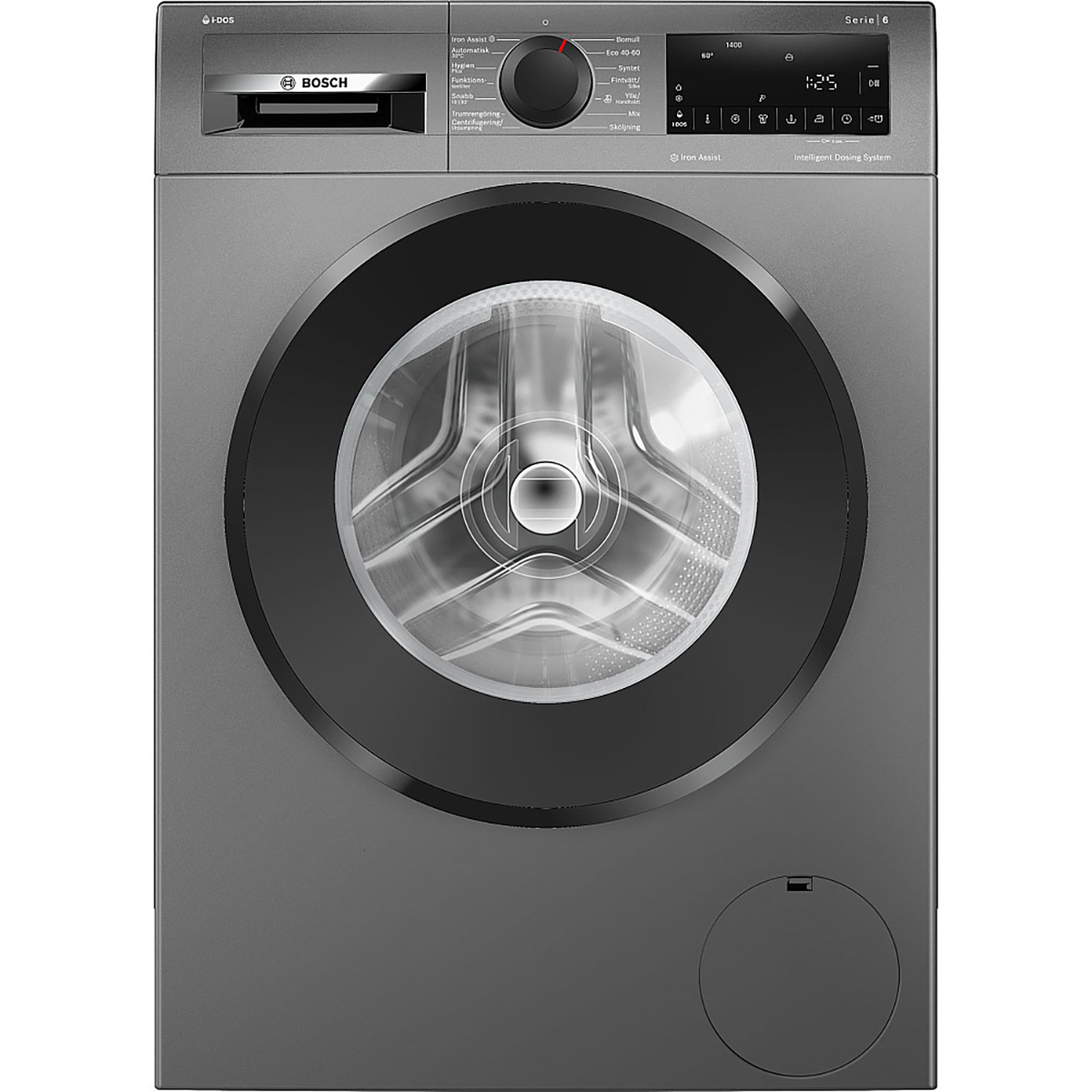 Frontmatad Tvättmaskin Bosch WGG244RFSN Serie 6 i-DOS Rostfri
