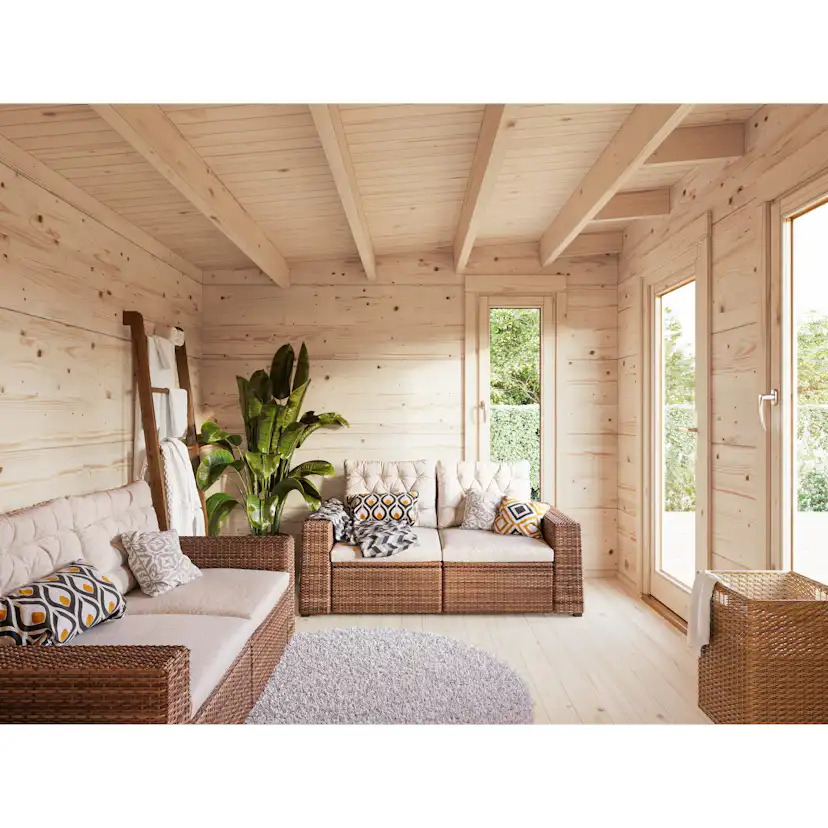 Trädgårdshus Palmako Grace 8,7+4,1 m2