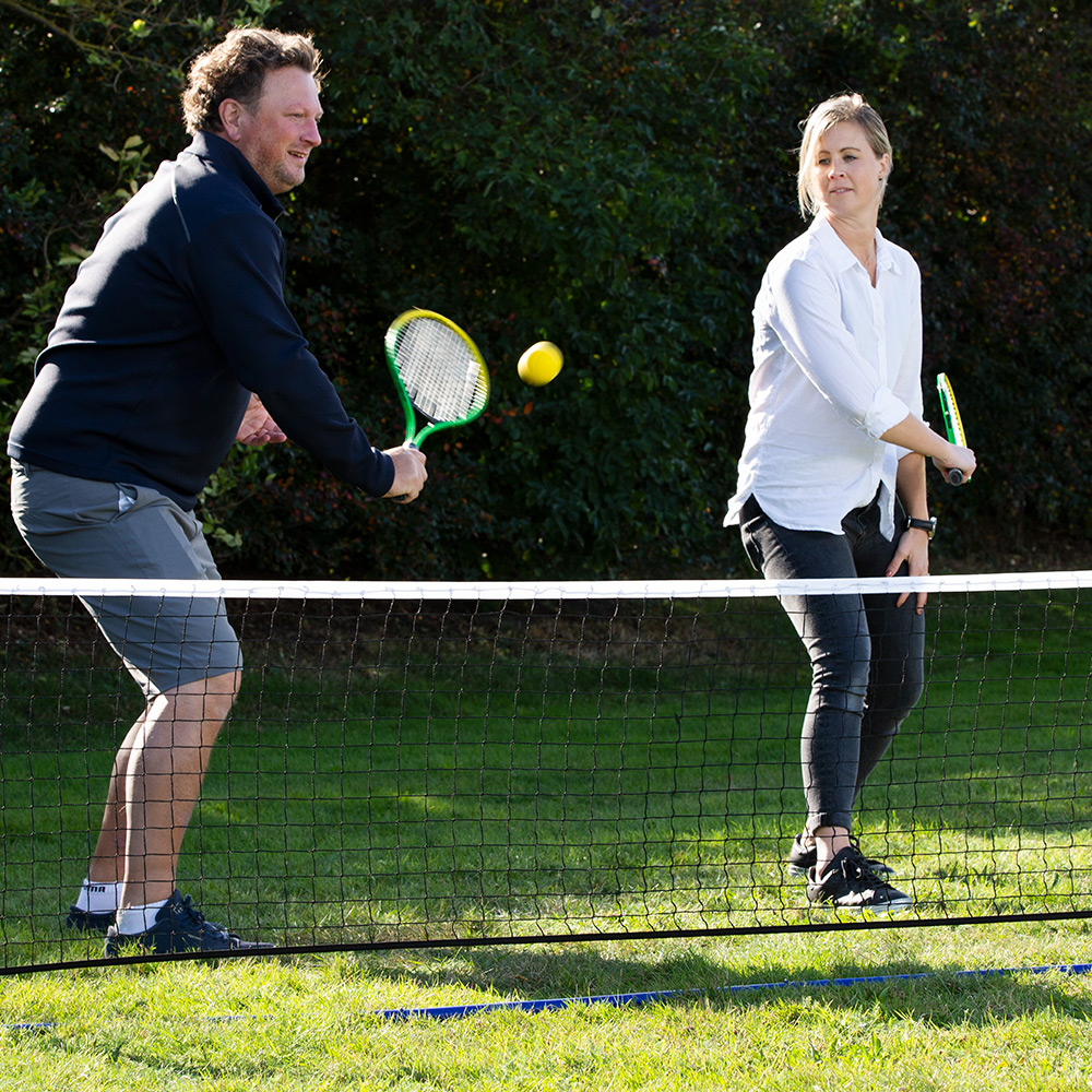 Utomhusspel Sunsport Outdoor Mini Tennis med Nät & Rack