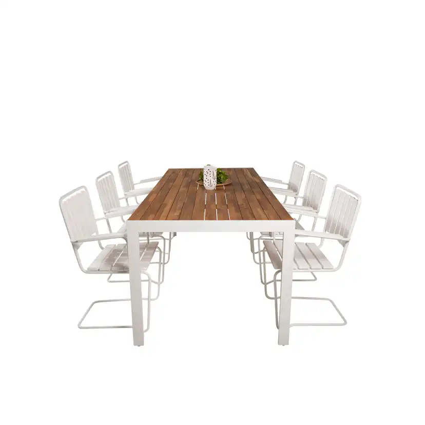 Matgrupp Venture Home Berfin med 6 Hollywood Stolar