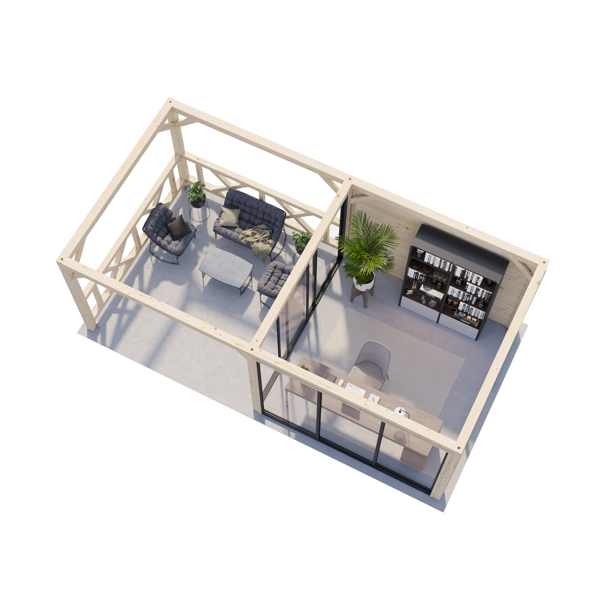 Uterum Palmako Bianca 16,6 m2 Set 204 Slide