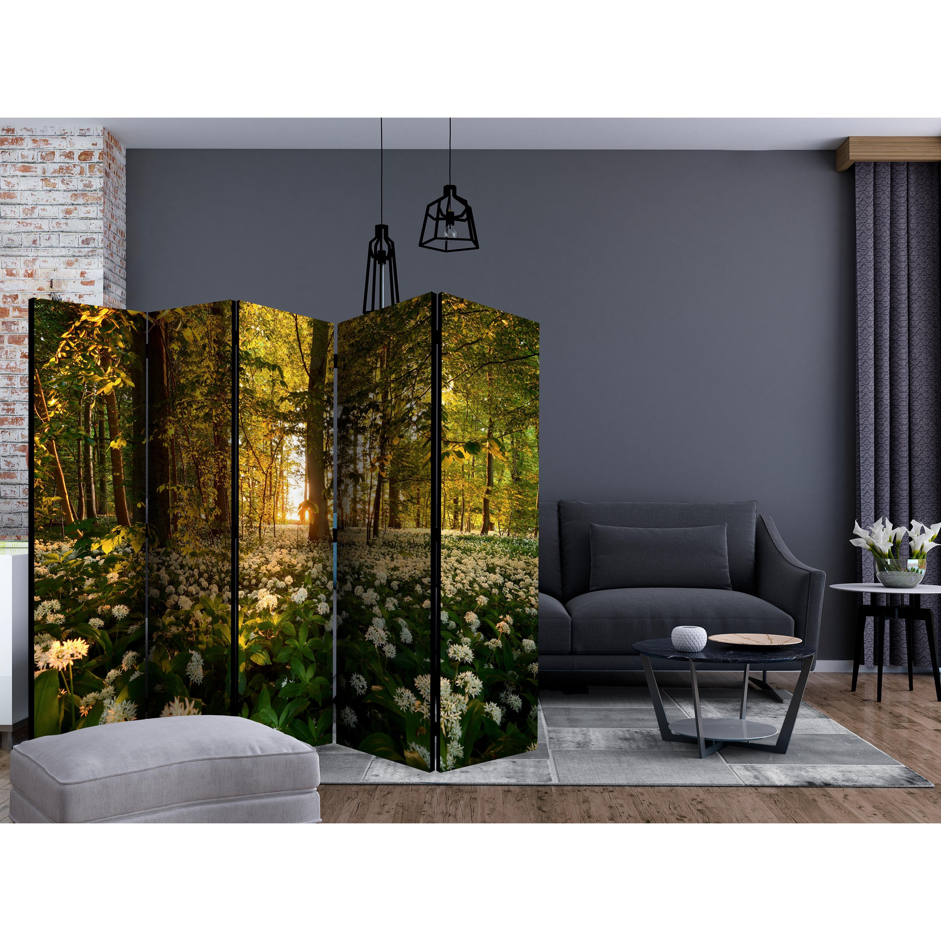 Rumsavdelare Skärmvägg Arkiio Forest Flora II 225x172 cm