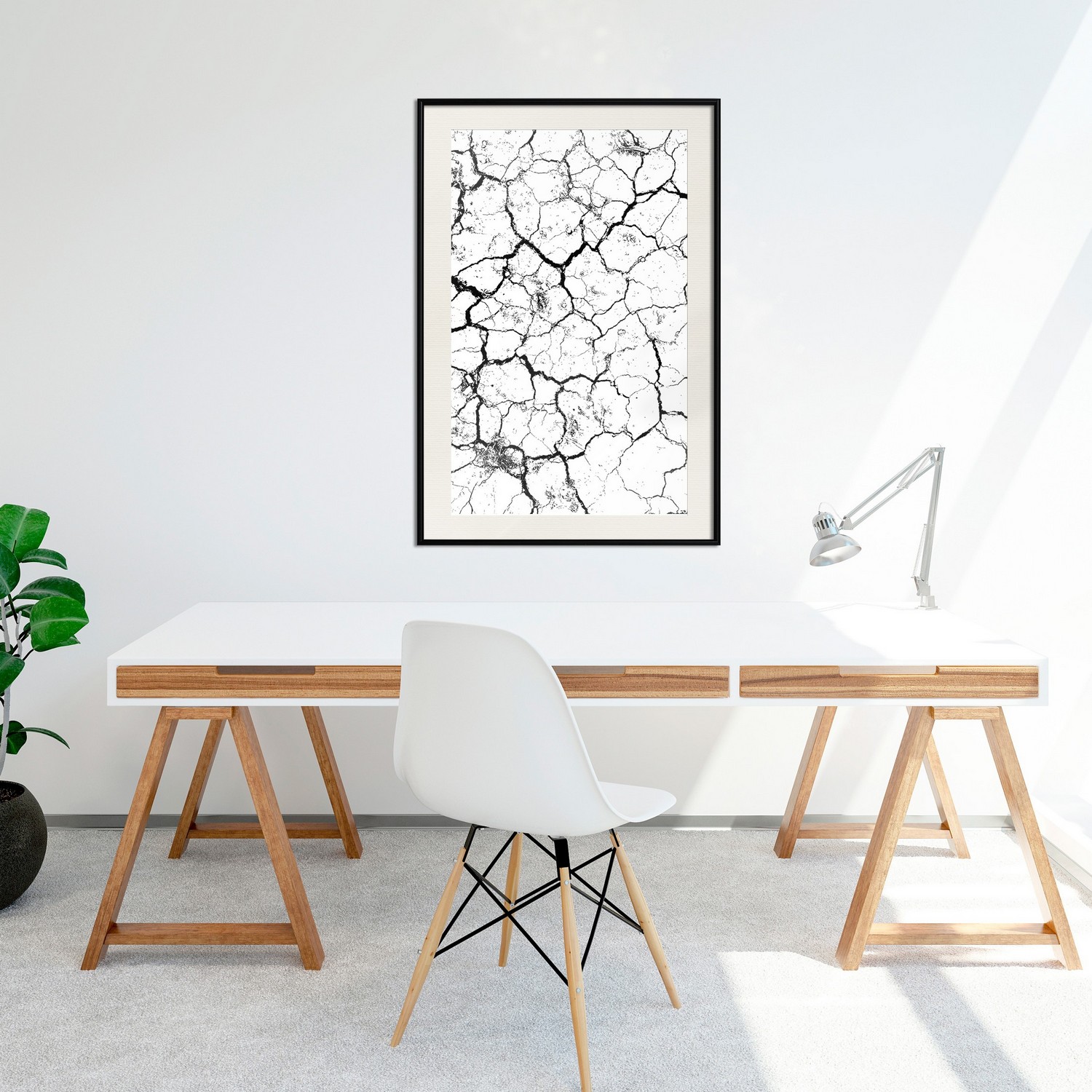 Poster Artgeist Affisch Cracked Earth
